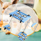 Pet Grooming Hammock with Eight Hole Hanging Harness Cat Grooming Sling for Ear Cleaning Nail Trimming