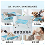 Pet Grooming Hammock with Eight Hole Hanging Harness Cat Grooming Sling for Ear Cleaning Nail Trimming